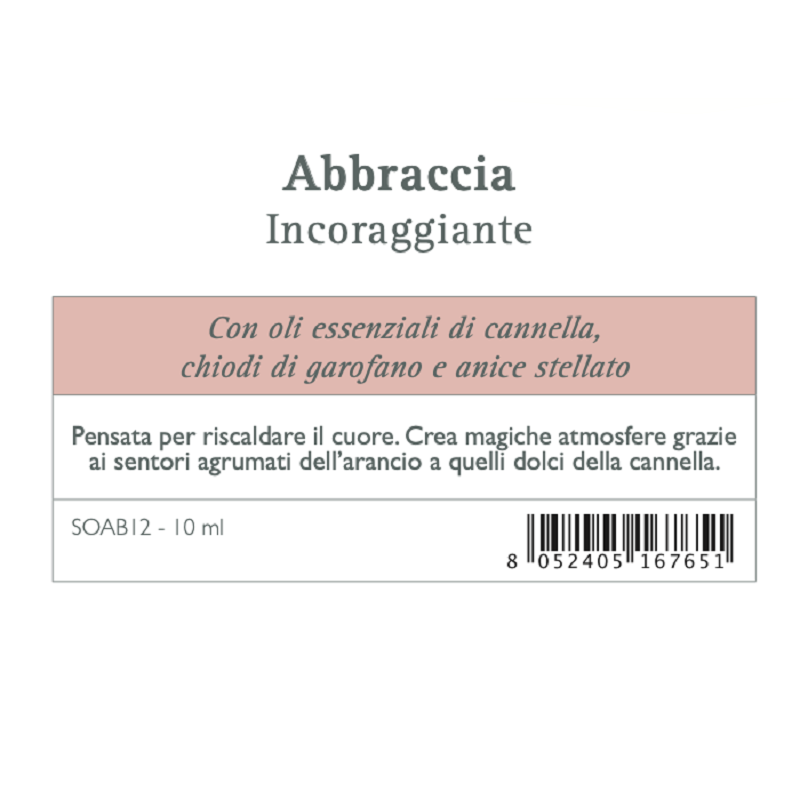 Sinergia con oli essenziali ABBRACCIA 10 ml